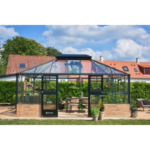 Juliana Gewächshaus Grand Oase Mauer 18 Anthrazit