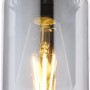 Globo Wandleuchte Hadera, schwarz matt, Glas. Moderne Wandlampe für Innenräume.