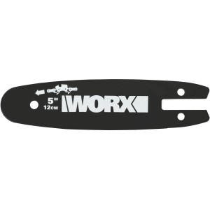 Worx Ersatzschwert WA0151 für Einhand-Kettensäge WG324E/.9, 12cm Schwertlänge.