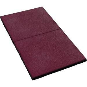 Karibu Fallschutzmatte in Rot, Gummigranulat für Spieltürme, 1 Stück.