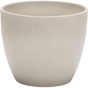 Scheurich Übertopf 920, Ø 16 cm, Taupe Stone, Keramiktopf für Innenbereich.