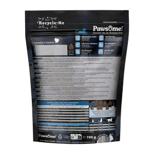 Pawsome Katzen-Trockenfutter Fresh & Dry Adult Lachs, 750g Packung.