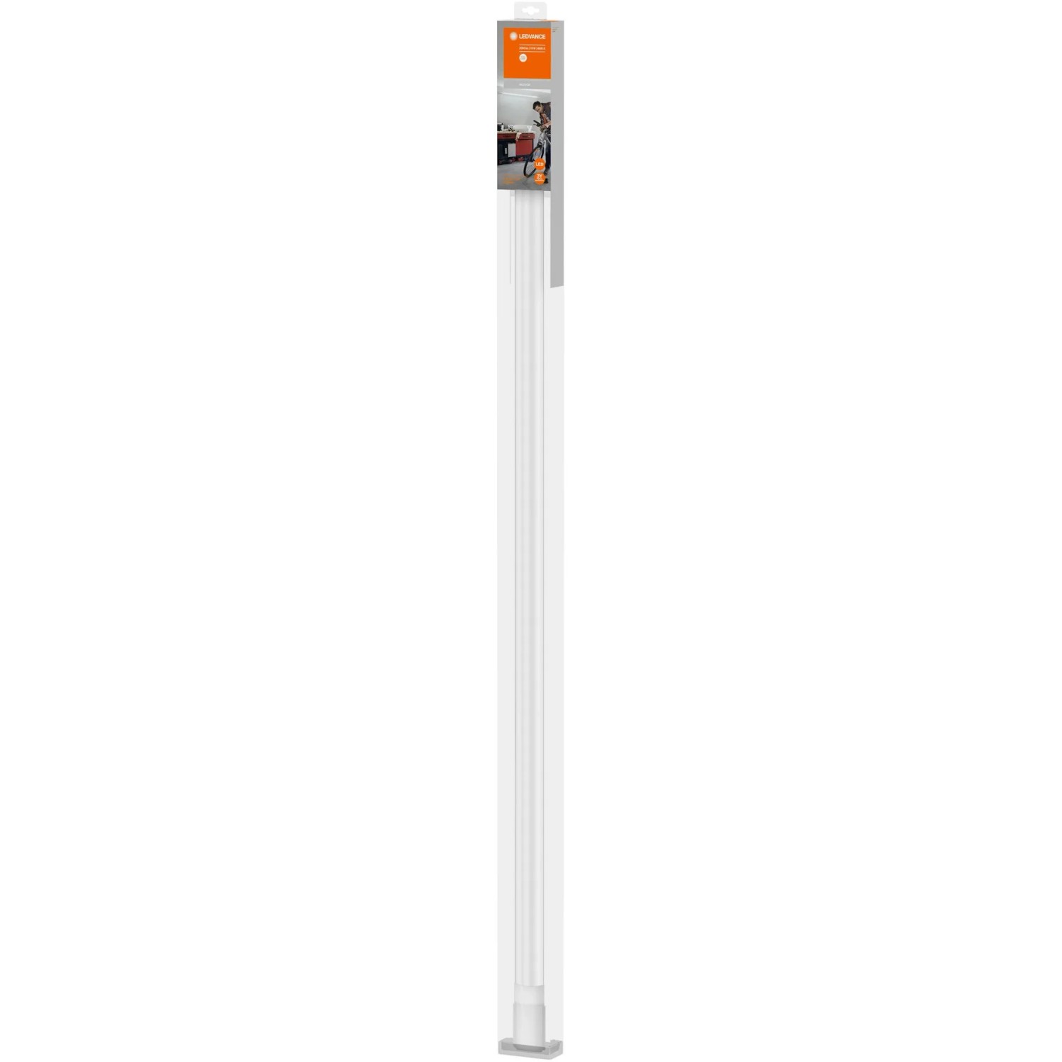 Verpackte Ledvance LED-Unterbauleuchte TubeKit, 120 cm, Kaltweiß.