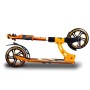 Orangefarbener Six Degrees Aluminium Scooter, zusammengeklappt, mit 205 mm Rollen und höhenverstellbarem Lenker. Sport & Fitness.