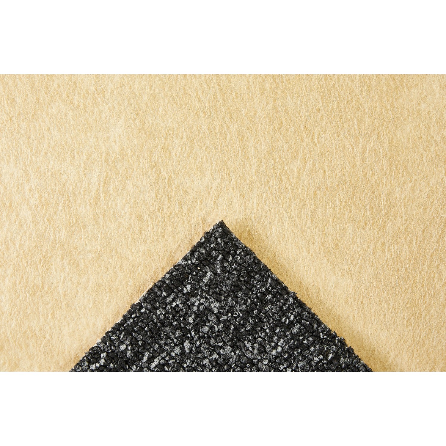 Andiamo Teppichboden Alvar Anthrazit, Meterware (Breite 400cm). Detailaufnahme der Textur.