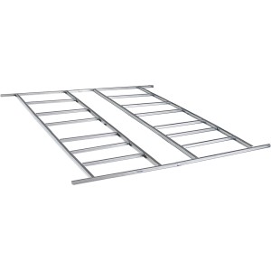 Floraworld Fundament für Gerätehaus, Stahl verzinkt, für stabilen Unterbau.