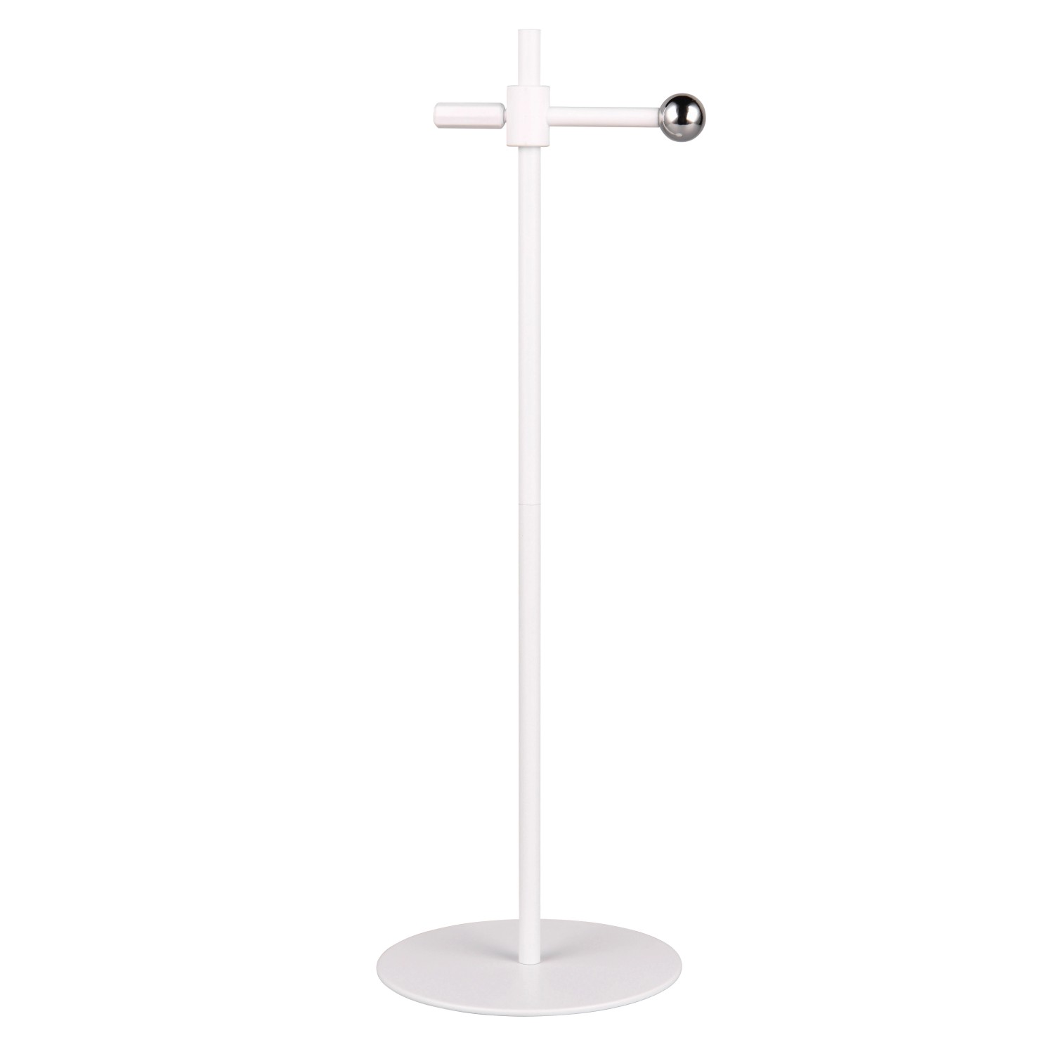 Weiße Reality LED-Tischleuchte Maxima, Ø 8 cm. Moderne Akku-Tischlampe.