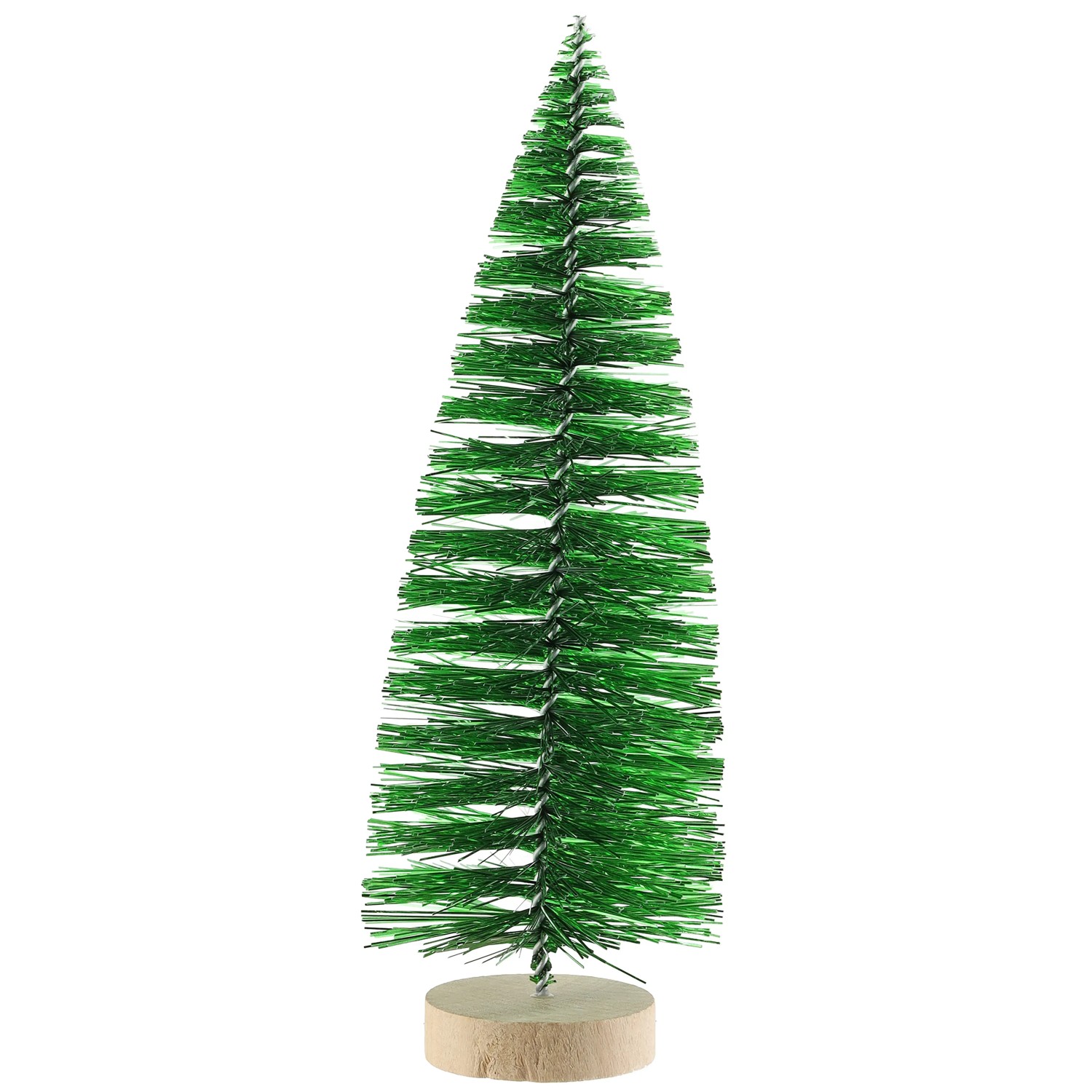 Weihnachts-Deko Baum aus Kunststoff 15 cm Grün-Metallic kaufen bei OBI