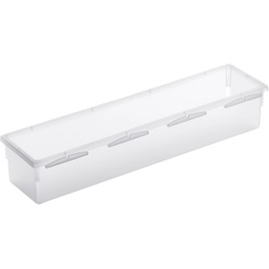 Rotho Schubladen-Aufbewahrungsbox Basic Transparent 5 cm x 8 cm x 30 cm
