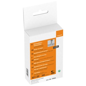 Fermacell Schnellbauschrauben 3,9x22 mm, 250 Stück, für Gipsfaserplatten.