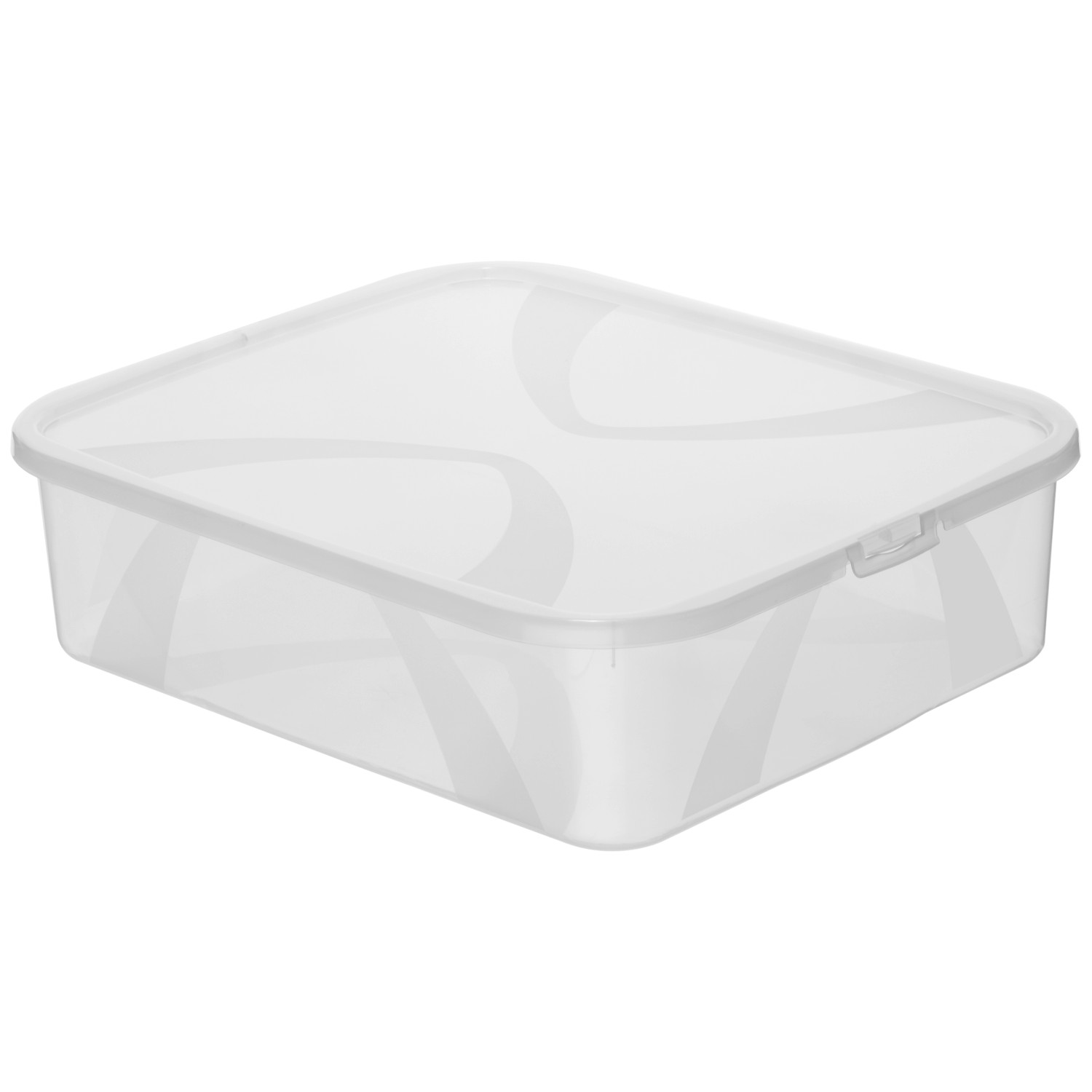 Transparente Rotho Clear Box Arco Sweater, 12 l, mit Deckel. Ideal zur Aufbewahrung.