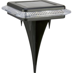 LED Solar Erdspieß im 2er Set, ideal als Bodenstrahler für Garten & Wegbeleuchtung.