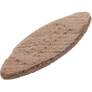Wolfcraft Verbindungsplättchen aus Buchenholz, 50 Stück, für Holzverbindungen.