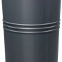 4rain AZURA 2in1 Regentonne 340 l in Grau mit Pflanzschale und Auslaufhahn.