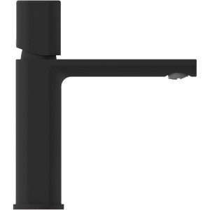 Schwarze, matte Schütte Waschtischarmatur New York für moderne Badezimmer.