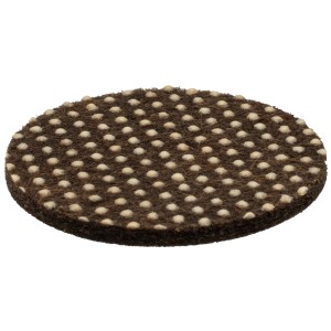 Wagner Topffüße, selbstklebend, braun, Ø 40 mm, 4er Set für Zubehör für Pflanztöpfe.