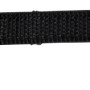 Schwarzes Trixie Katzenhalsband aus Nylon mit Adresslasche und Glöckchen.