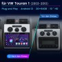 Junsun Autoradio für VW Touran 1: Vorher/Nachher-Vergleich mit 10-Zoll-Touchscreen, CarPlay, Android Auto, Navigation.