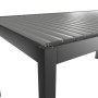 Biohort Pergola 5,5x3m in Quarz-Silber: Detailansicht der Lamellen und Rahmenkonstruktion.