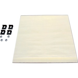 Glasscheibe mit Dichtung und Befestigungsmaterial für Kaminofen Magna 3.0.