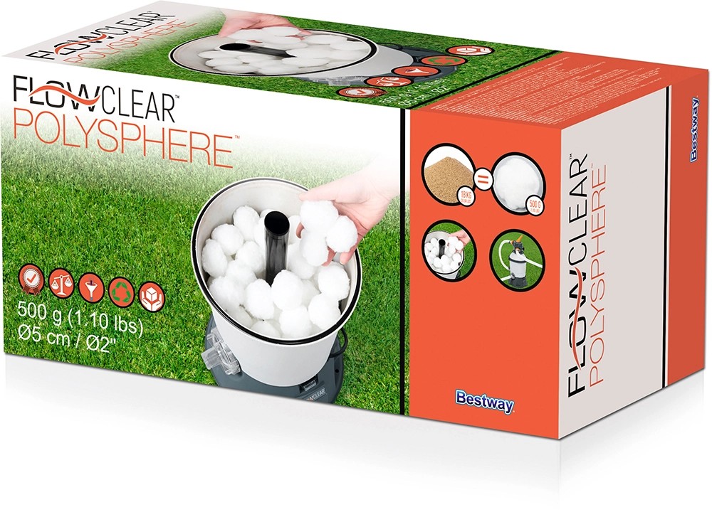 Flowclear Polysphere Filterkugeln für PoolSandfilter 500 g kaufen bei OBI