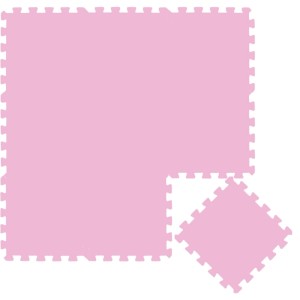 LittleTom Baby & Kinder Puzzlematte 30 x 30 cm 9 Stück Pink