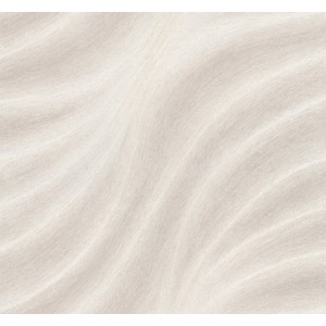 Colani Vliestapete Evolution mit Wellenstruktur in Beige.
