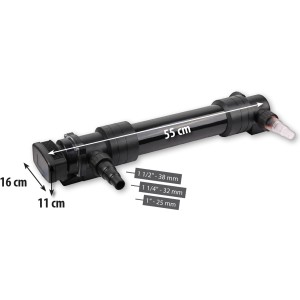 Heissner UVC-Teichklärer 36W, zur Algenreduzierung und Entkeimung im Teich.