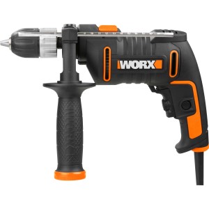 Worx 600 W Schlagbohrmaschine WX317.2, ideal zum Bohren in Holz, Metall und Beton.