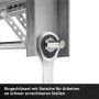 Ratschenschlüssel im Einsatz an Schraube. Werkzeug aus dem Einhell Werkzeugkoffer Universal 80tlg E-CASE.