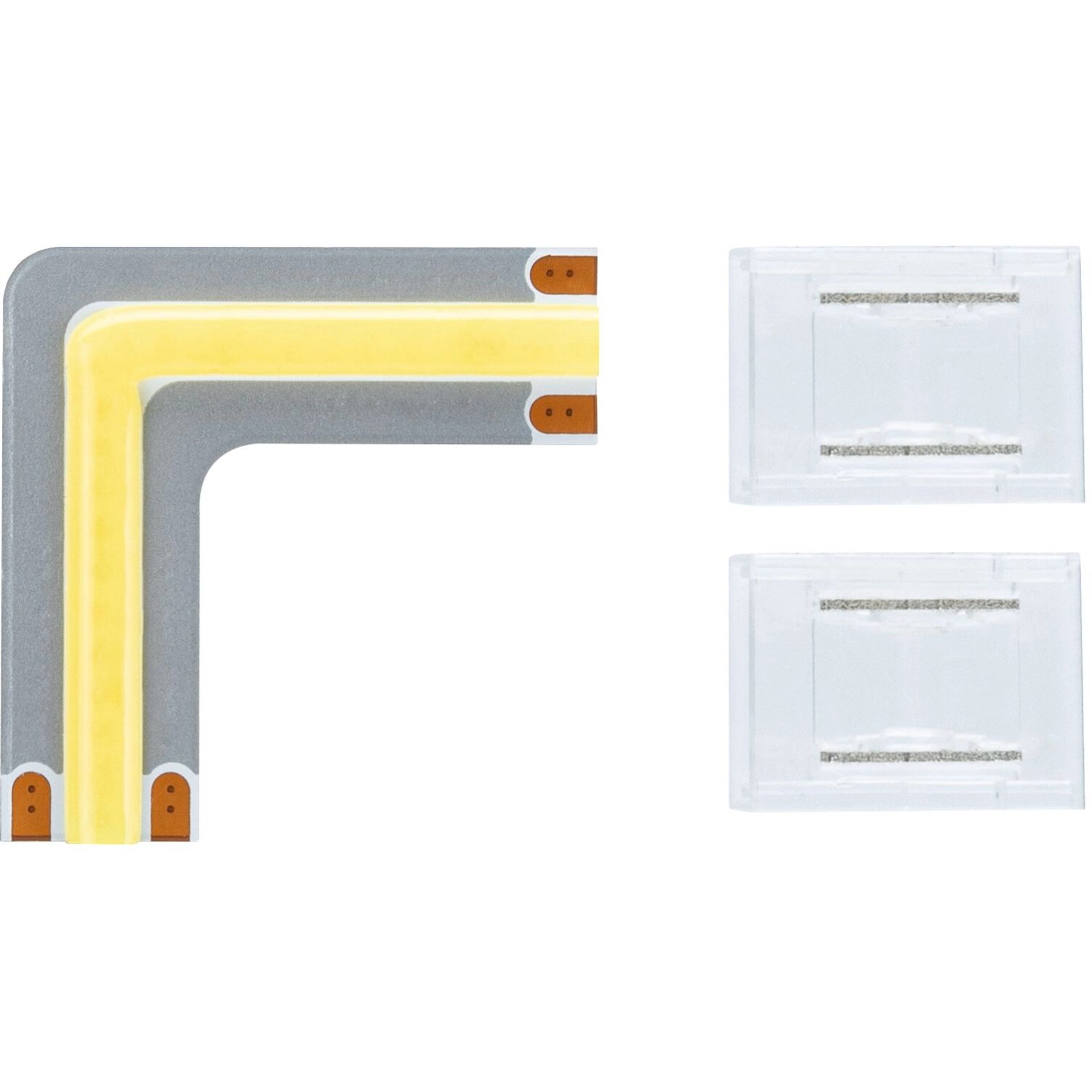 Paulmann MaxLED 1000 COB LED-Strip Ecke mit Verbindern, tageslichtweiß.