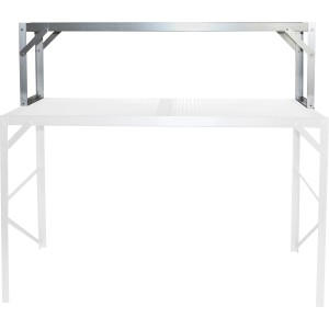 Vitavia Alu-Tischaufsatz mit Ablagefläche für Gewächshäuser, Alu Blank, 121x39 cm.