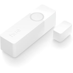 Philips Hue Secure Kontaktsensor, 7 cm, Weiß, zur Überwachung von Türen und Fenstern.
