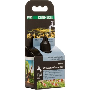 Dennerle Nano Wasseraufbereiter 15ml für Mini-Aquarien, neutralisiert Chlor und bindet Schwermetalle.