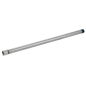 Verzinktes Stahl Verlängerungsrohr, 1 m, mit Außengewinde für Schwengelpumpen.