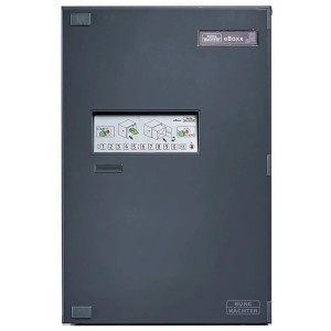 Burg-Wächter Paketkasten eBoxx E 635 ANT, grauer Briefkasten für Pakete.