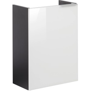 Fackelmann Waschbeckenunterschrank SBC, anthrazit/weiß, 44 cm breit.