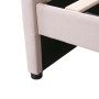 okwish Polsterbett 90x200cm mit LED Leuchten Kinderzimmer Beige ohne Matratze_10