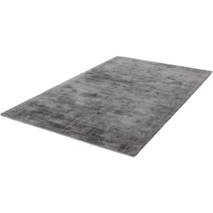 Grau-anthrazitfarbener Kayoom Teppich Luxury, 160x230 cm, Kurzflorteppich mit meliertem Look.