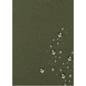 Detailaufnahme: Grünes Palettenkissen Rückenkissen (120x40cm) mit Wassertropfen.