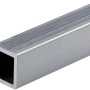 Arcansas Vierkantrohr, 2x2 cm, 100 cm lang, aus Aluminium.