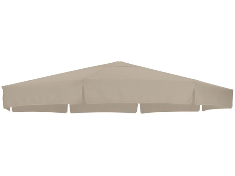 Sun Garden Easy Sun Ersatzbezug 375 Cm – Grau, Wasserabweisend, Mit Klettschlaufe Für Besseren Halt