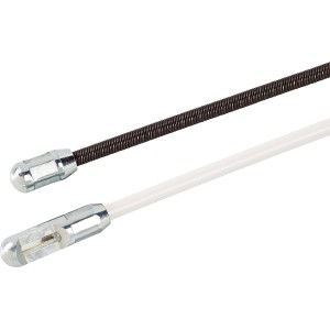 PVC-Einziehspirale, 15 m, transparent, zum Durchziehen von Kabeln in Leerrohren.