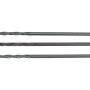 3er-Set LUX Metallbohrer HSS-G, 0,5 mm, präzise für Metall und Kunststoff.