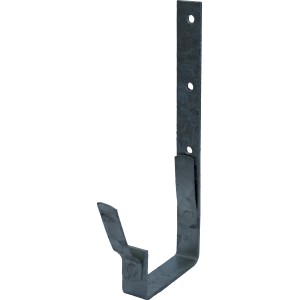 Kastenrinnenträger NW 70, anthrazitfarben (RAL 7016), zur Befestigung von Metall-Dachrinnen.