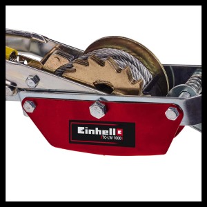 Einhell Handhebelseilzug TC-LW 1000 Detailansicht, Flaschenzug zum Ziehen und Spannen.