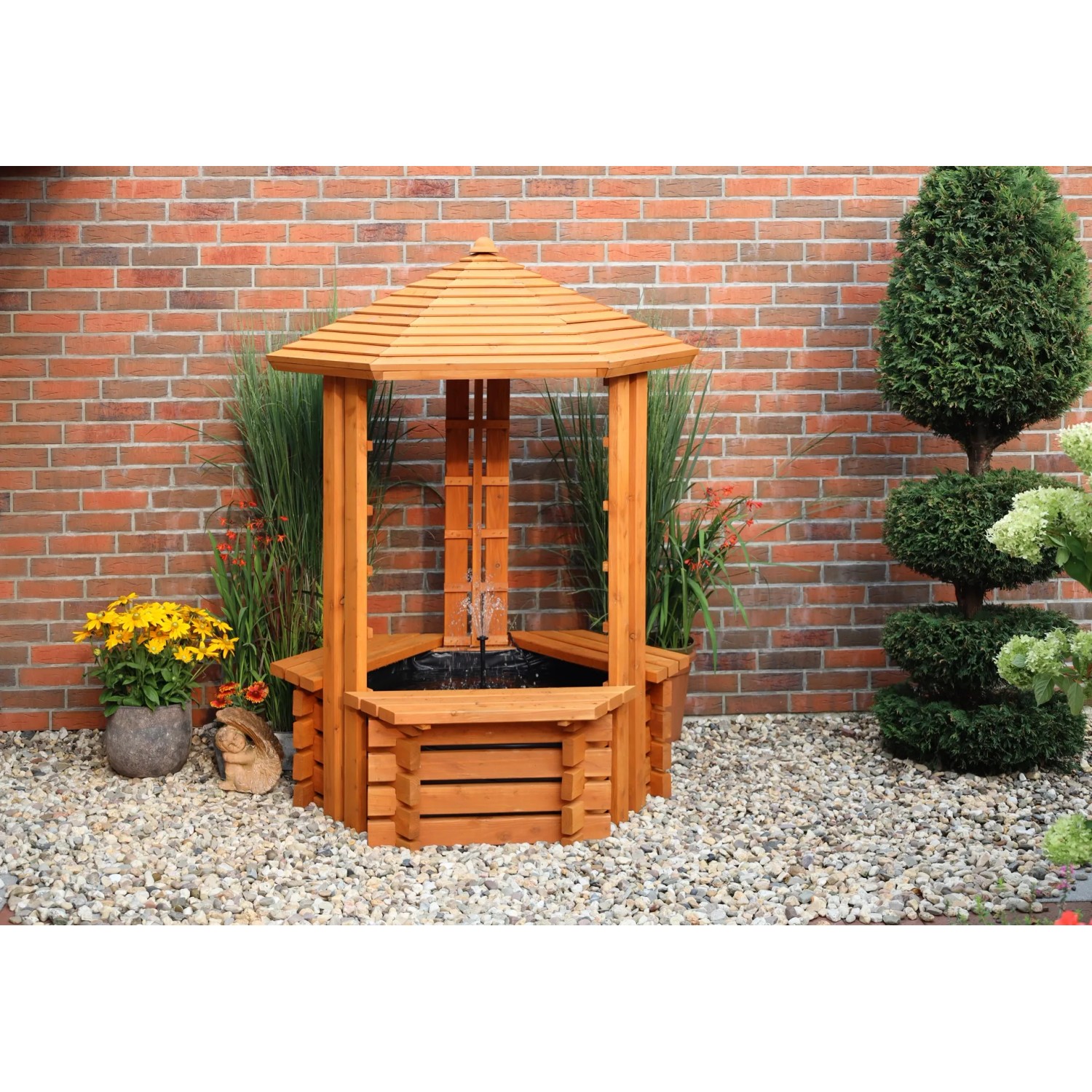 Gartenbrunnen Holz kaufen bei OBI