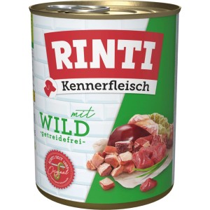 Rinti Hunde-Nassfutter Kennerfleisch Wild 800 g