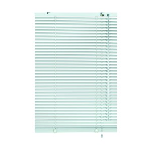 Weiße Gardinia Aluminium Jalousie, 140x240 cm, für Fenster, Sonnenschutz.