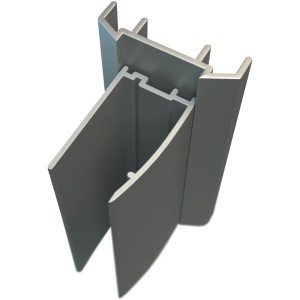 Schulte Profil für Badewannenaufsatz Komfort Serie, Alunatur, zur Montage ohne Bohren.